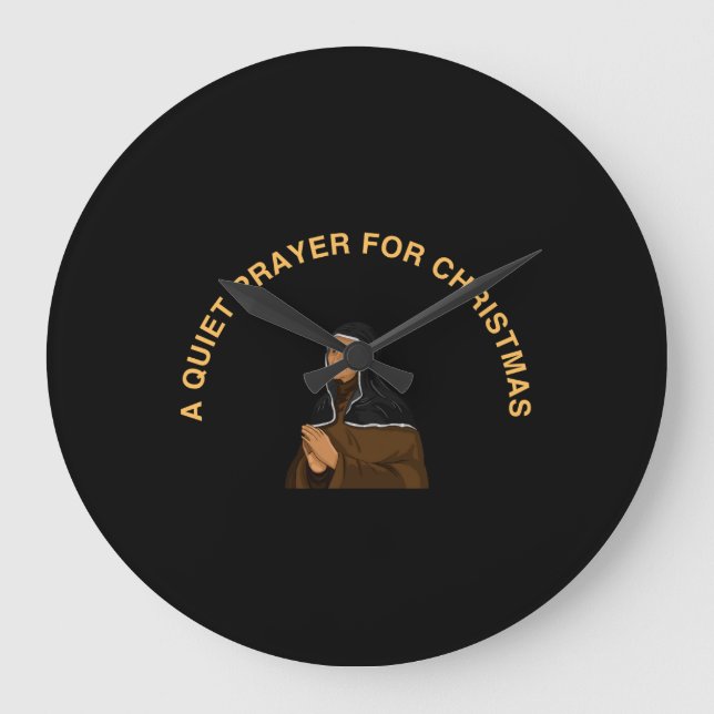 RELÓGIO GRANDE A QUIET PRAYER FOR CHRISTMAS (Frente)