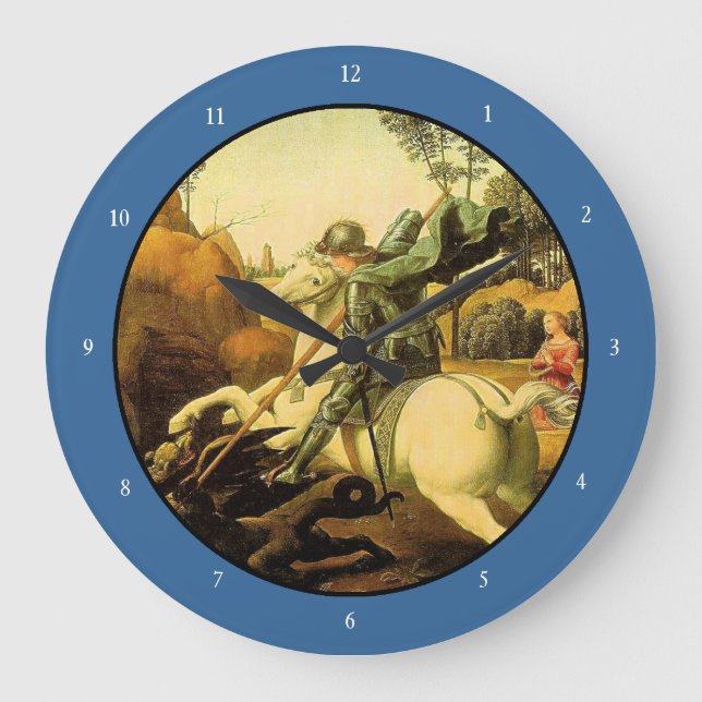 Relógio Grande A "Rua George e o Dragão" de Raphael (cerca de 150 (Frente)
