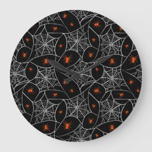 Relógio Grande A teia das bruxas e o fundo das aranhas do Hallowe