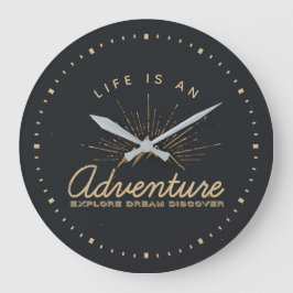 Relógio Grande A vida é uma montanha da aventura com Sunrays