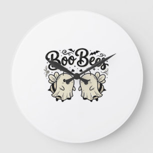 Relógio Grande Abejas Boo Diseño de Abeja Fantasma Vintage de Hal