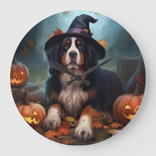 Relógio Grande Abóboras de Halloween Assustadoras do Montanha de