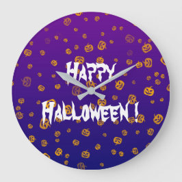 Relógio Grande Abóboras Jack do Halloween