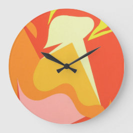 Relógio Grande Abstract Alien Radiance Wall Clock