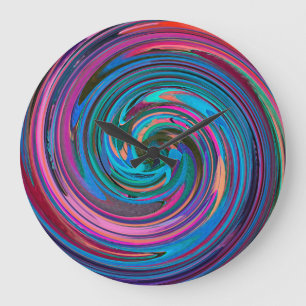 Relógio Grande Abstract Art #20