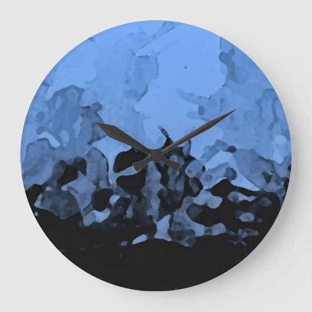 Relógio Grande Abstract _dark reloj (Frente)