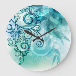 Relógio Grande Abstrato Art 90 Clocks de parede e opções numérica