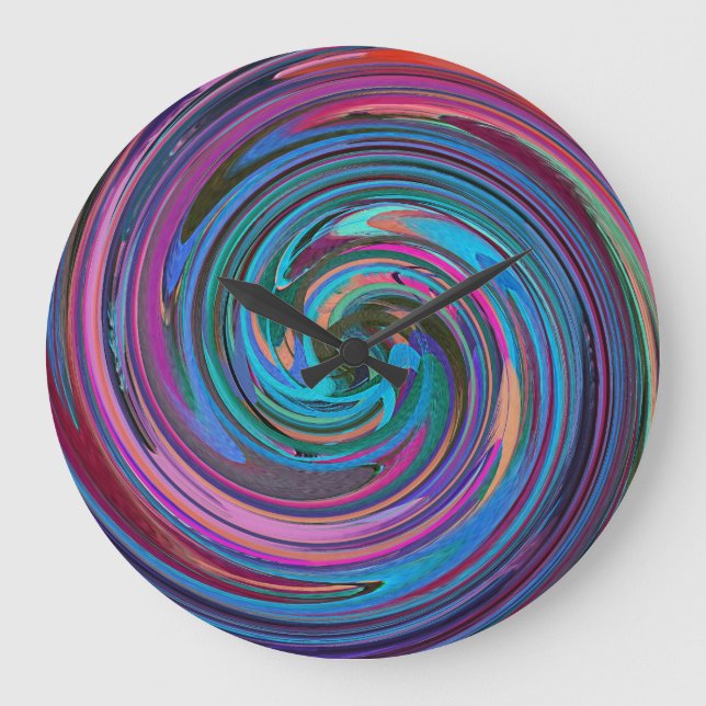 Relógio Grande Abstrato Art nº 20 (Frente)