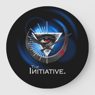 Relógio Grande Abstrato Modern Art Wall Clock