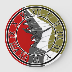 Relógio Grande Abstrato, Moderno, criativo, Travesseiro decorativ