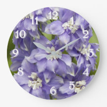 Adorável Delphinium Floral Roxo