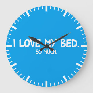 Relógio Grande Adoro A Minha Cama - Novidade Engraçada