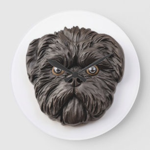 Relógio Grande Affenpinscher 3D Inspirado