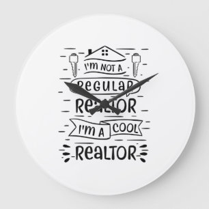 Relógio Grande Agente imobiliário
