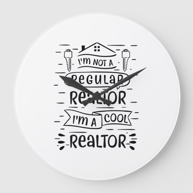 Relógio Grande Agente imobiliário (Frente)