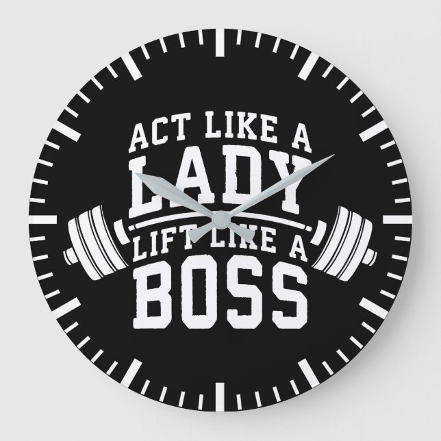 Relógio Grande Agir como uma dama, Levantar como um chefe, Malhaç (Frente)