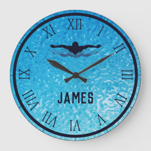 Relógio Grande Água de Piscina