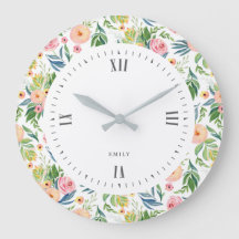 Aguarelas rosa & teste padrão das peônias do