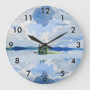 Relógio Grande Akseli Gallen-Kallela - Nuvens acima de um lago