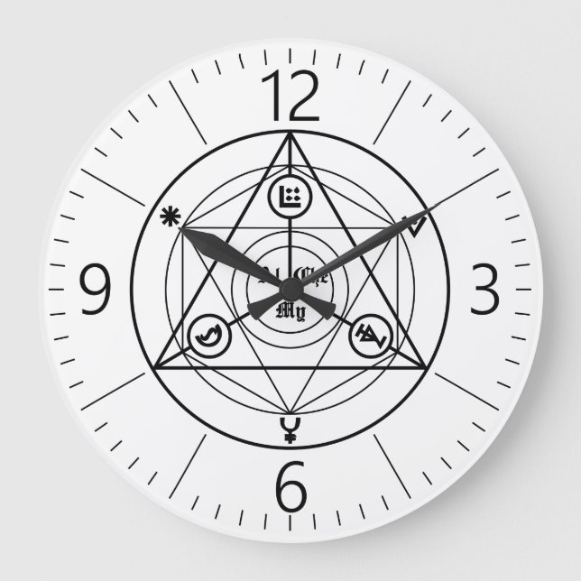 Relógio Grande Alchemy manifesto (Frente)
