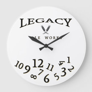 Relógio Grande Ale Legacy Works Wall Clock