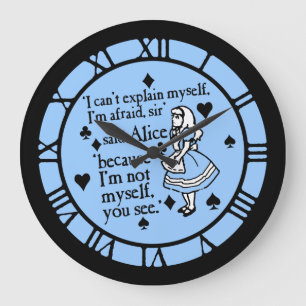Relógio Grande Alice Cote Não Eu Mesmo