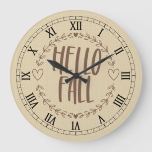 Relógio Grande Alô Fall Clock