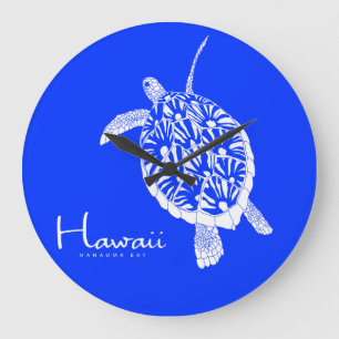 Relógio Grande Aloha tartaruga de Havaí Honu