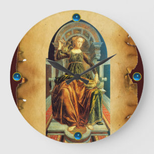 RELÓGIO GRANDE ALVAS DE RENASCIMENTO ANTIQUAS 14/TEMPERÂNCIA