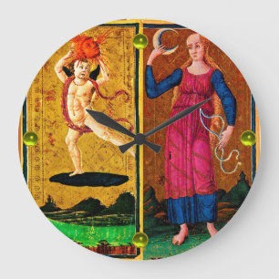 RELÓGIO GRANDE ALVOS ANTICOS DE RENASCIMENTO/SOL E LUA