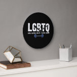 Relógio Grande Amante do Ginásio LGBTQ Pernas Glúteos Bíceps Tríc<br><div class="desc">Amante do Ginásio LGBTQ Pernas Glúteos Bíceps Tríceps Quads</div>