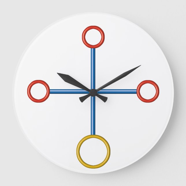 Relógio Grande amazingCROSS als Wanduhr (Frente)