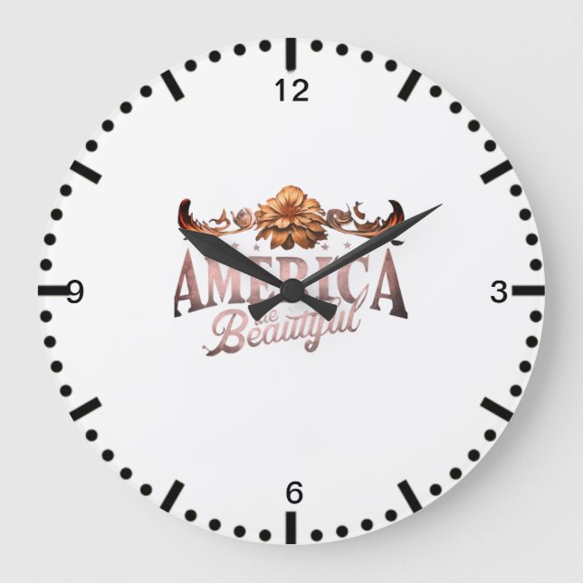 Relógio Grande América, a beleza (Frente)