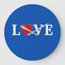 Relógio Grande AMOR chic moderno