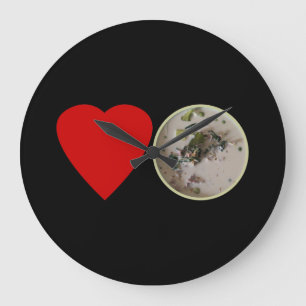 Relógio Grande Amor Curry Verde Tailandês... Comida na rua Tail