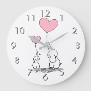 Relógio Grande Amor do elefante
