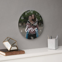 Amor Moderno Tipografia Casal Foto Personalizada
