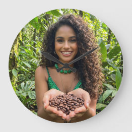 RELÓGIO GRANDE AMOR NA FLORESTA TROPICAL