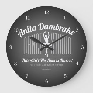 Relógio Grande Anita Dambrake Dance Studio