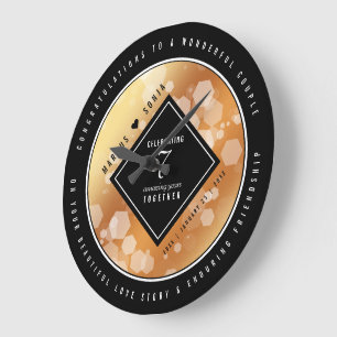 Relógio Grande Aniversário de Casamento de Cobre 7