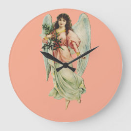 Relógio Grande Anjo da Guarda Divina Vigilância e Arte da Graça