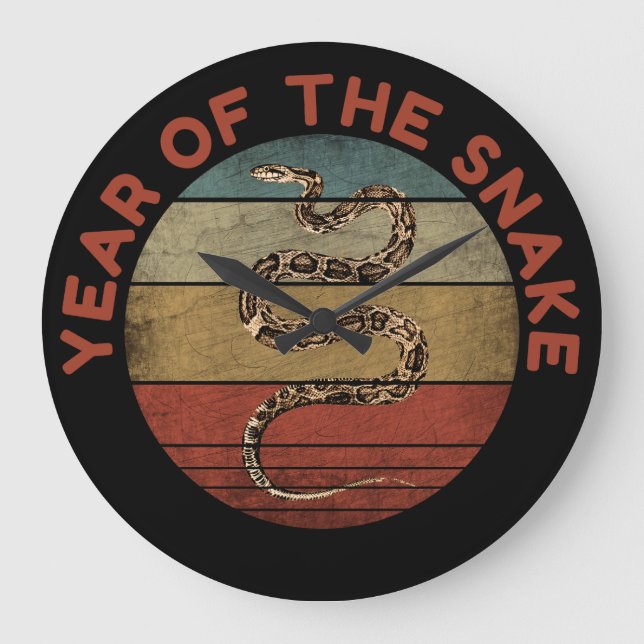 Relógio Grande Ano da Serpente 2025 (Frente)