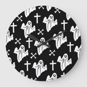 Relógio Grande Antecedentes do padrão desenhado na Mão do Hallowe