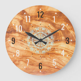 Relógio Grande Antiquado Decor Doméstico de Madeira - Sala de Est