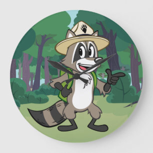 Relógio Grande Apontar do rick da guarda florestal do rick da