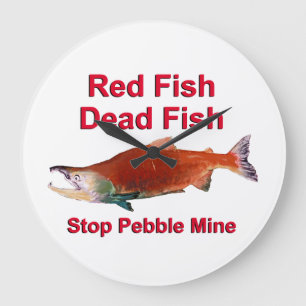 Relógio Grande Após salmões - pare a mina do seixo