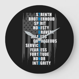 Relógio Grande Apreciação da Polícia de Sinalizador de políci