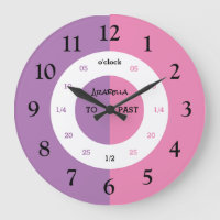 Aprenda A Contar A Hora | Personalizado | Nome Gra