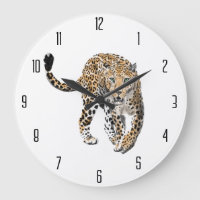aquarela leopardo gato da selva animal pintado ver