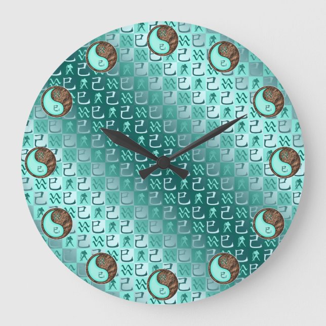 Relógio Grande Aquário & Serpente da Terra (Frente)